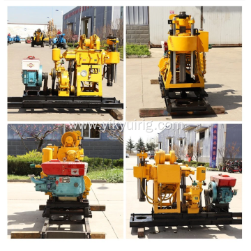 230m Small Portable Hydraulic Mine Water Well Machine